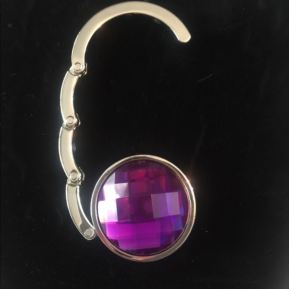 Gem Design Purse Hanger - Picture 2 of 3